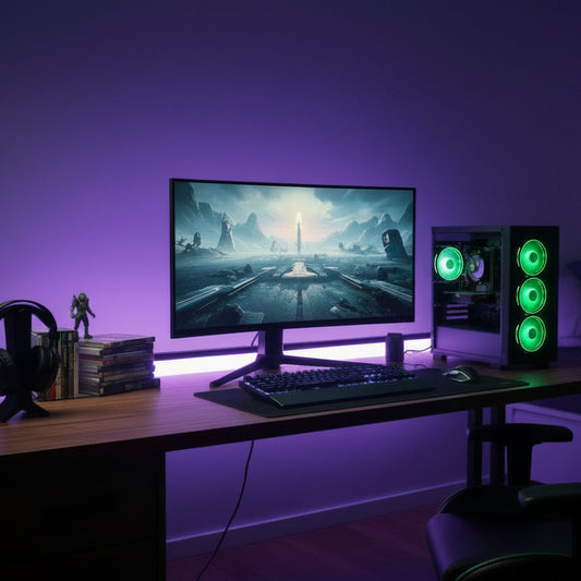 AstraHawk Gaming PC Desktop AMD Ryzen 5 16GB RAM 1TB SSD Nvidia RTX 5050 Windows 11