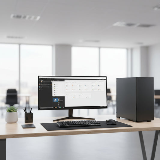 StealthHawk Gaming / Workstation PC Desktop Ryzen 7 5700X 32GB RAM 2TB NVMe Nvidia RTX 5060 Windows 11