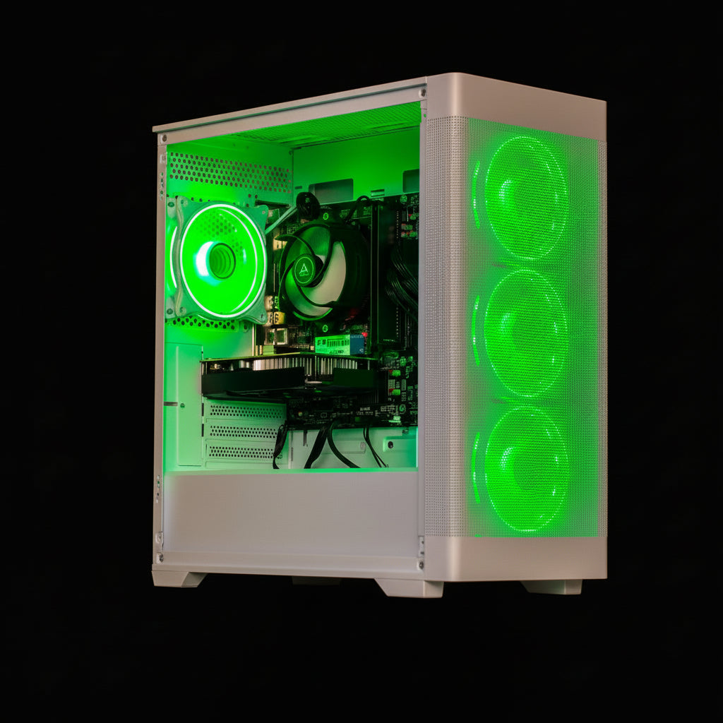 ZephyrHawk Gaming PC Desktop AMD Ryzen 5 16/32GB RAM 1TB SSD Nvidia RTX 3050 Windows 11