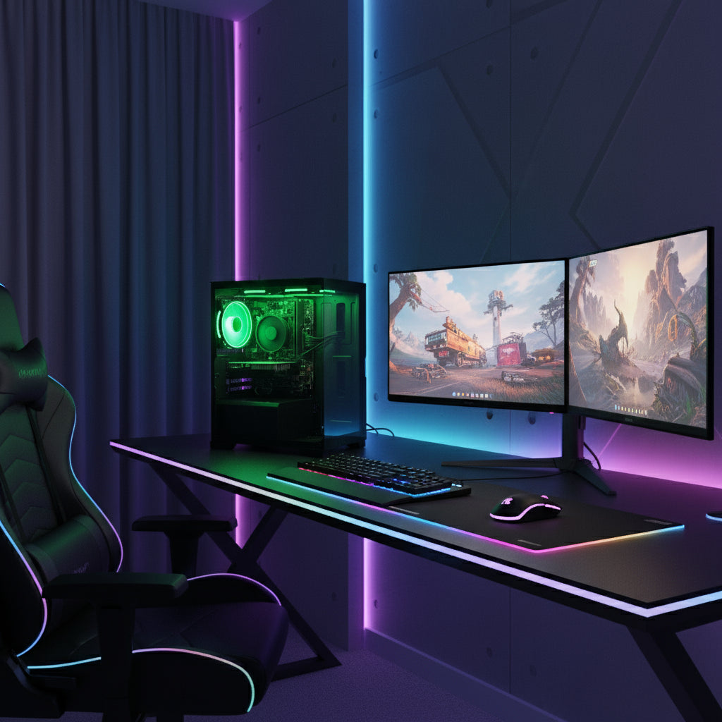 Gaming PC Desktop Intel Core i5 16GB RAM 1TB SSD Nvidia RTX 3050 Windows 11