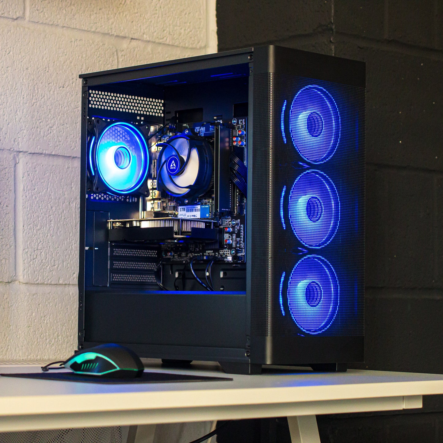 AstraHawk Gaming PC Desktop AMD Ryzen 5 16GB RAM 1TB SSD Nvidia RTX 5050 Windows 11