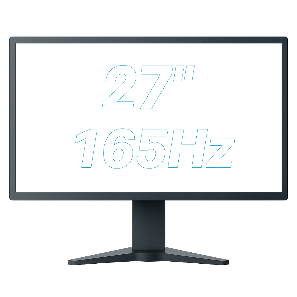 27" Full HD Gaming Monitor – 165Hz Refresh Rate