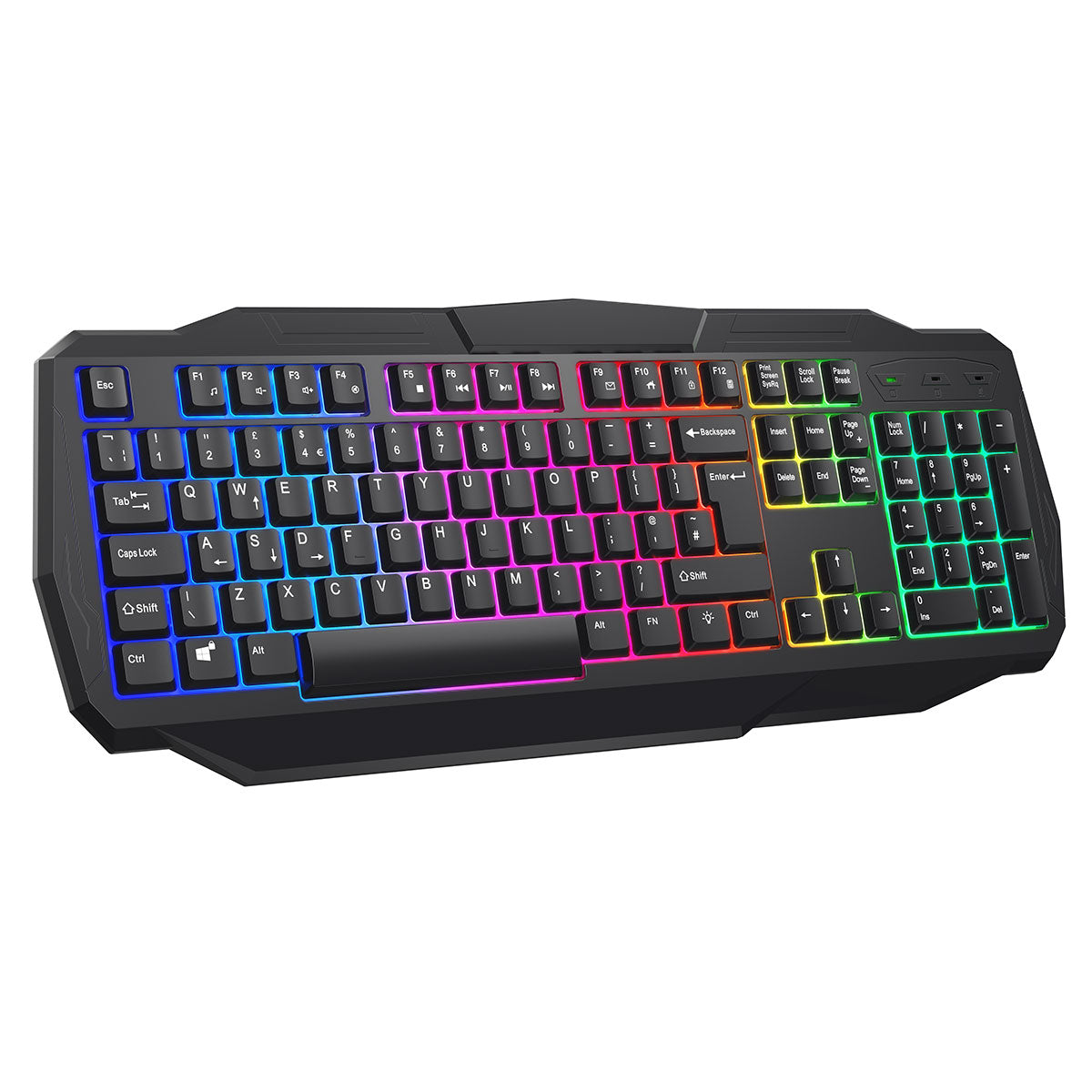 Black Keyboard Combo Kit Scorpion 4-in-1 Mouse Headset Mouse Pad