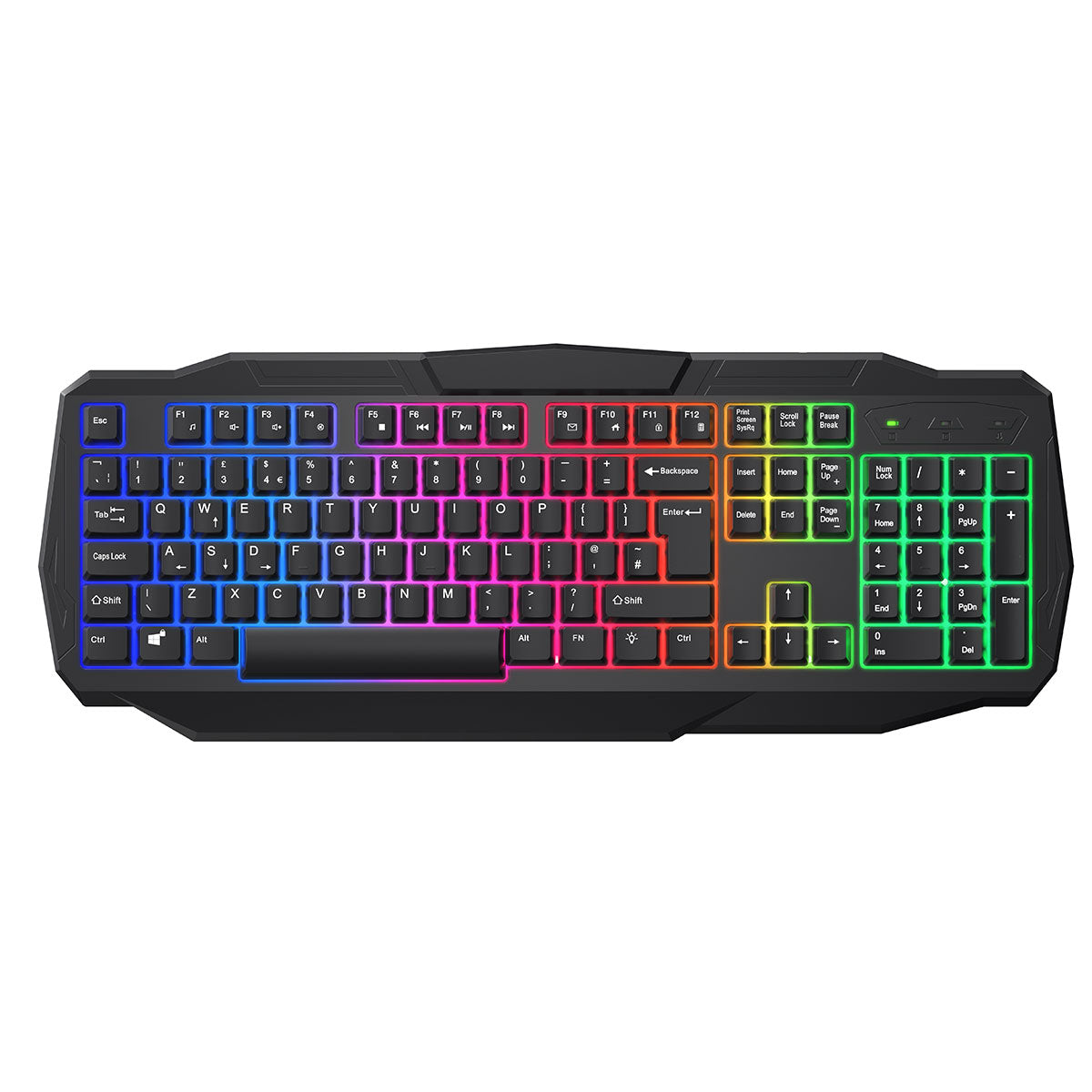 Black Keyboard Combo Kit Scorpion 4-in-1 Mouse Headset Mouse Pad