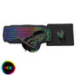 Black Keyboard Combo Kit Scorpion 4-in-1 Mouse Headset Mouse Pad