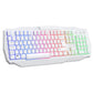 White Keyboard Combo Kit Scorpion 4-in-1 Mouse Headset Mouse Pad