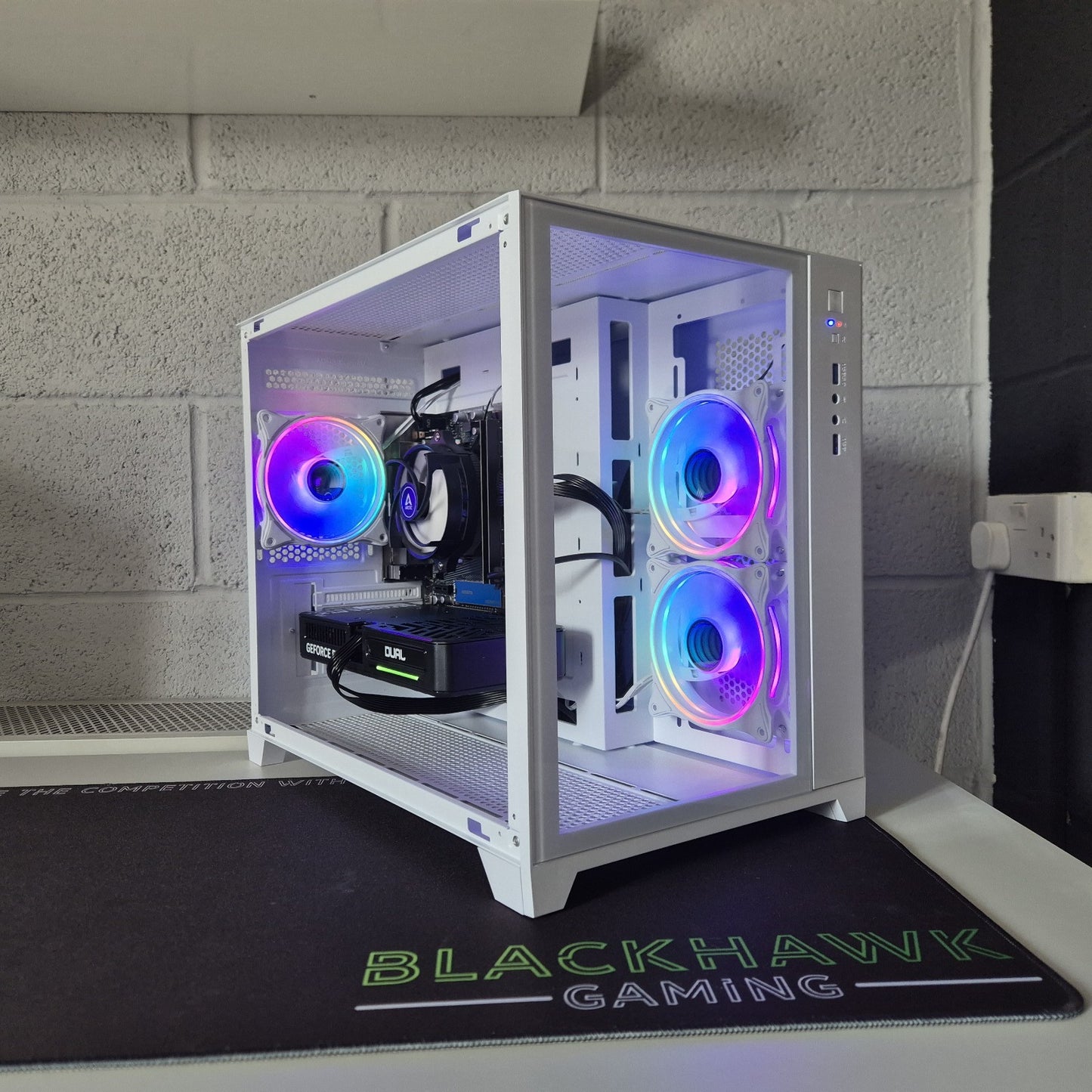 Gaming PC Desktop Ryzen 7 5700X 32GB RAM 1TB NVMe Nvidia RTX 5060 Windows 11